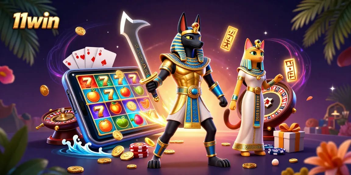 Experience vibrant gameplay at 11win with ancient Egyptian warriors and exciting slot games.