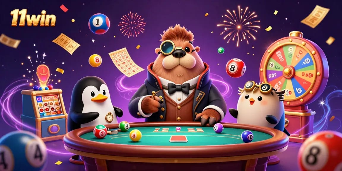 Join the fun with 11win and enjoy vibrant lottery games surrounded by exciting graphics.