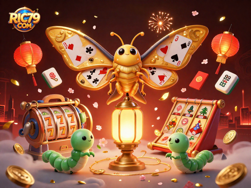 Experience RIC79 COM with vibrant 3D casino imagery showcasing colorful characters and dynamic game elements.