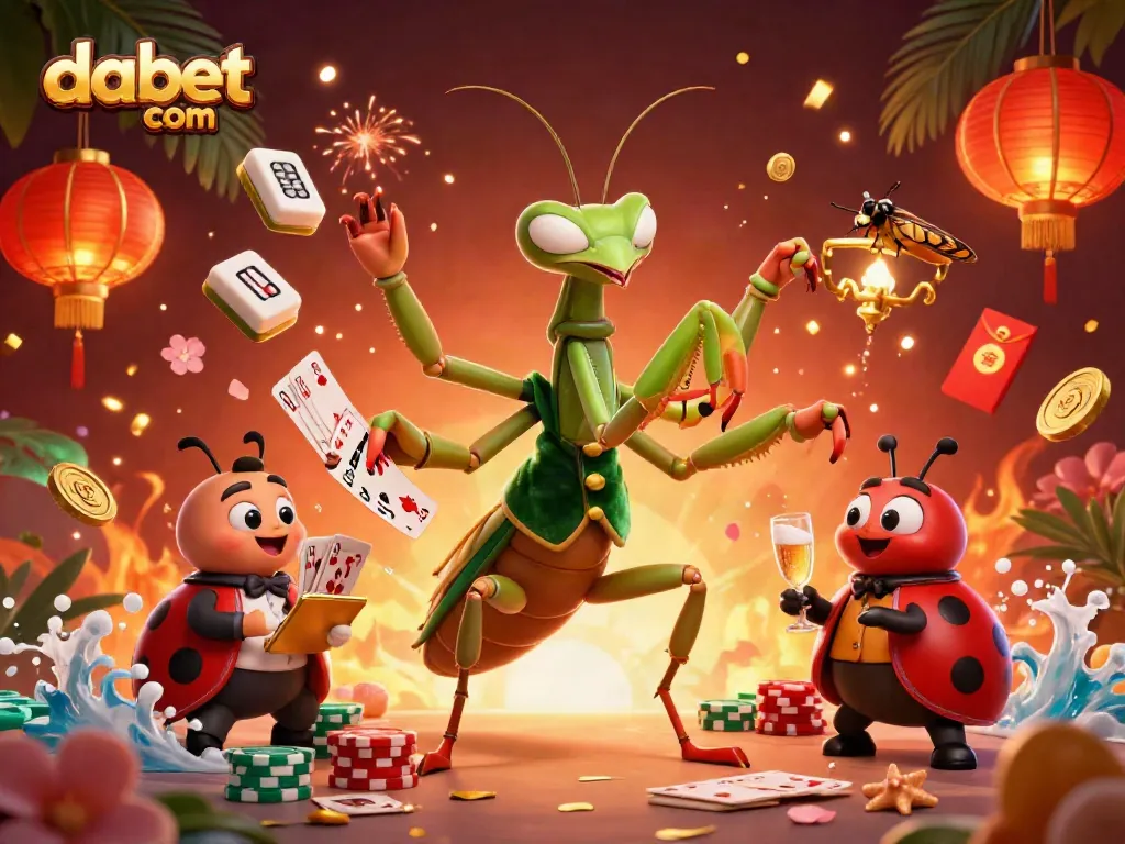 Experience the vibrant energy of gaming at dabet com with an exciting casino illustration featuring dynamic casino elements.