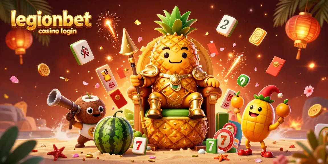 Experience legionbet casino login excitement with a vibrant, animated scene of gaming action and fun!