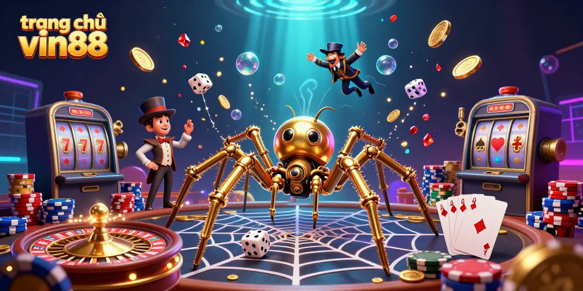 Experience vibrant gaming excitement on trang chủ vin88 with steampunk elements and casino themes.