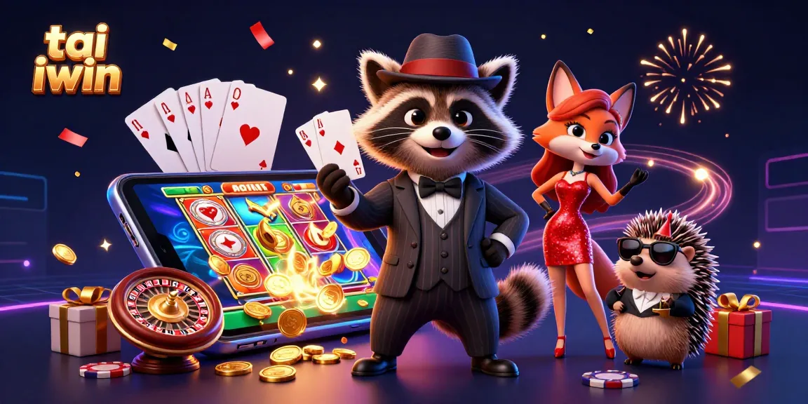 Experience winning excitement at tai iwin with this vibrant casino scene featuring engaging characters and games.
