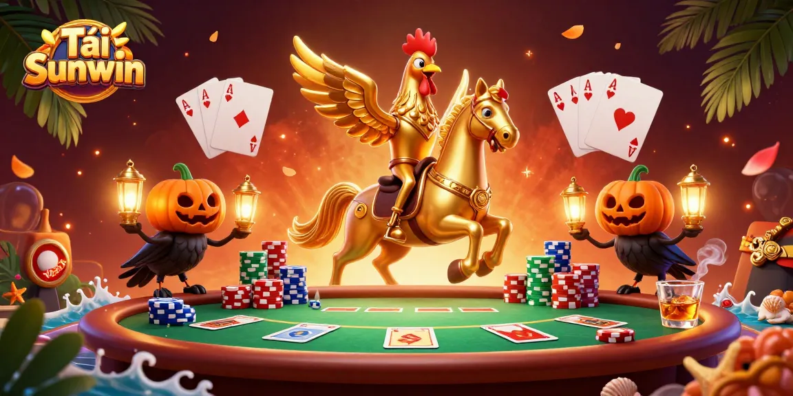 Engage in thrilling gameplay at Tải Sunwin with stunning 3D illustrations showcasing casino fun.